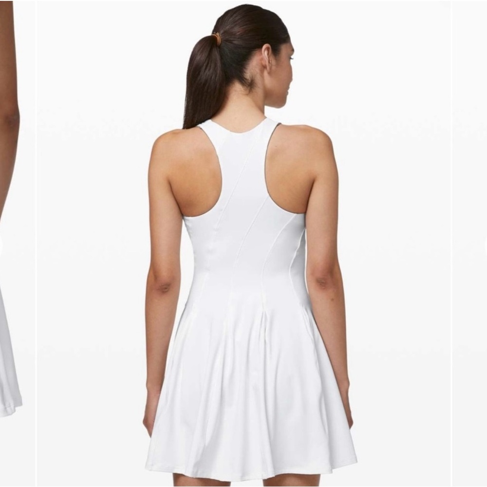 Lululemon Athletica white Court Crush Dress